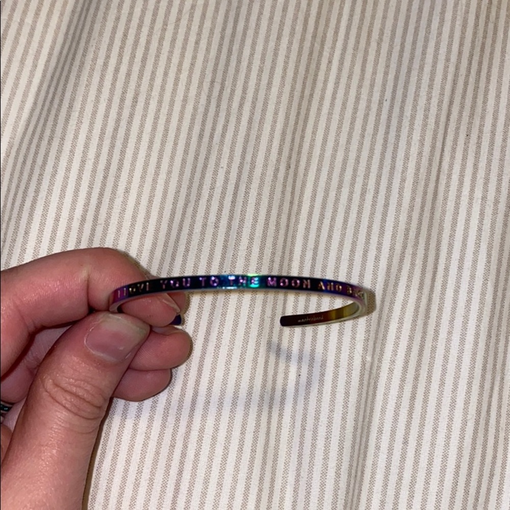 “I love you to the moon and back” bracelet